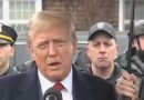 1/6 Cop Killer Trump Shows Up At Police Officer Wake To Tout “Law And Order”